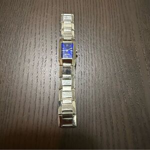 Elegant Blue and Silver Women's Watch